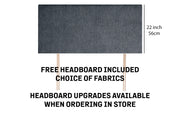Luxury Pocket 1000 Divan Set - Free Headboard