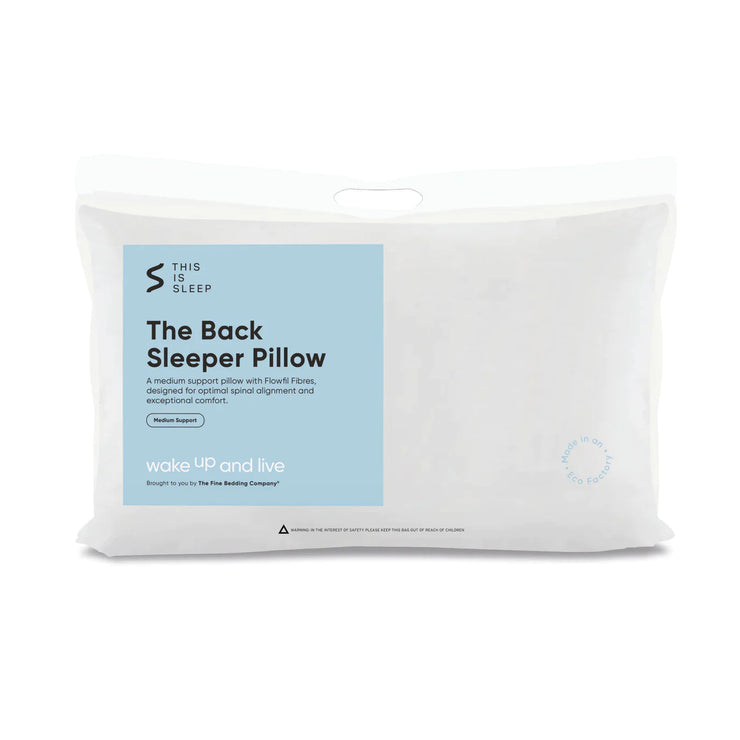 Fine Bedding Hollowfibre Back Sleeper Pillow