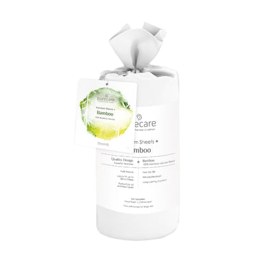 Pure Care Bamboo Fitted Sheet and Pillow Cases