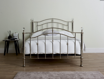 Venice Chrome Metal Bed Frame