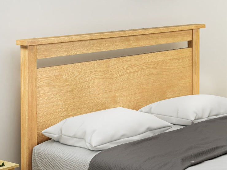 Pisa Oak Wooden Bed Frame