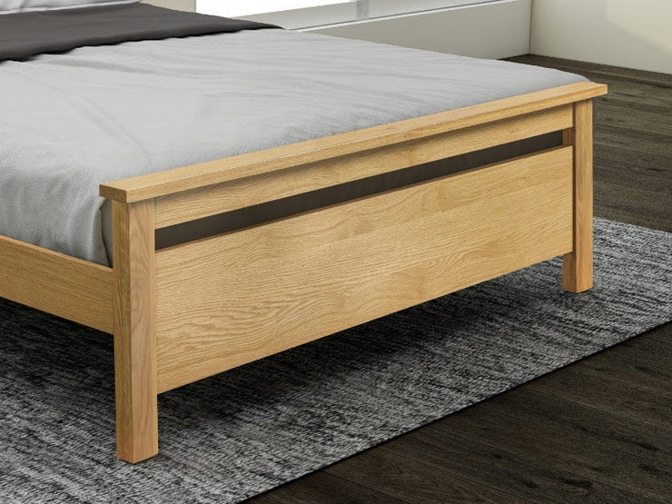 Pisa Oak Wooden Bed Frame